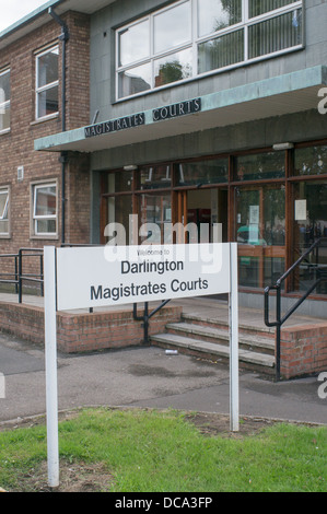 Darlington magistrati tribunali, Co. Durham, England, Regno Unito Foto Stock