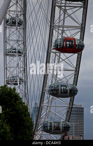 La EDF Energy London Eye, Londra, Inghilterra Foto Stock