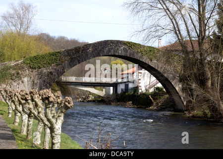 Pont romain bridge Foto Stock