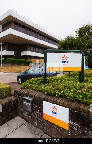 EDF Energy locali esterno a Hove Foto Stock