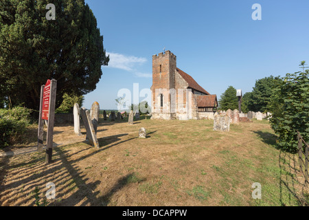 Chiesa di San Giovanni Battista, North Baddesley vicino a Romsey nella diocesi di Winchester, Hampshire, Inghilterra Foto Stock