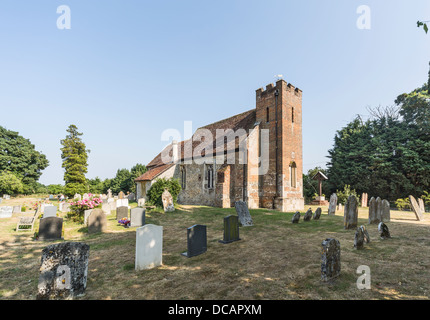 Chiesa di San Giovanni Battista, North Baddesley vicino a Romsey nella diocesi di Winchester, Hampshire, Inghilterra Foto Stock