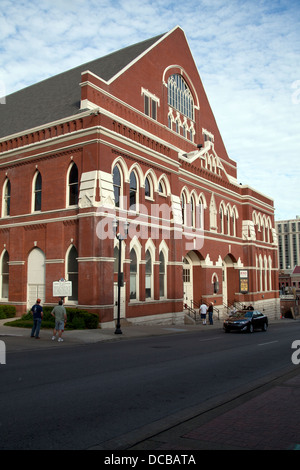 Il Ryman Auditorium - 'Maltra chiesa di Musica Country e' home al grand ole opry a Nashville Tennessee Foto Stock