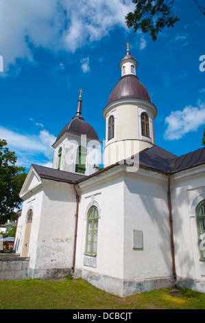 Apostolik Oigeusu Nikolai kirk il la chiesa ortodossa di San Nicola, Kuressaare città isola di Saaremaa Estonia nord europa Foto Stock