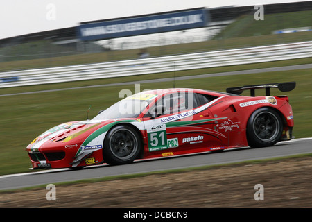 Ferrari 458 a Silverstone 6 ore, 2013 Foto Stock
