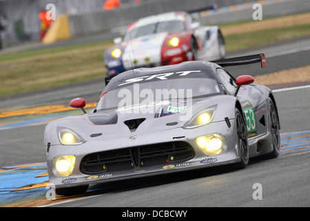 SRT Viper alla 24 Ore di Le Mans, Francia, 2013 Foto Stock