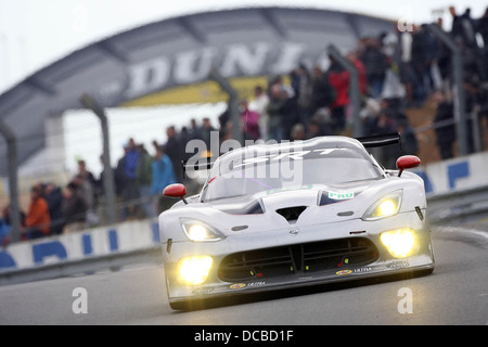 SRT Viper alla 24 Ore di Le Mans, Francia, 2013 Foto Stock