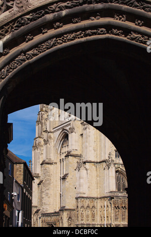 Christchurch porta d'ingresso alla Cattedrale di Canterbury, nel Kent Foto Stock