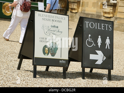 Il Palazzo di Blenheim Oxfordshire Inghilterra GB UK 2013 Foto Stock