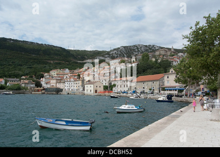 La città portuale di Bakar, nel litorale croato, Croazia, Europa Foto Stock