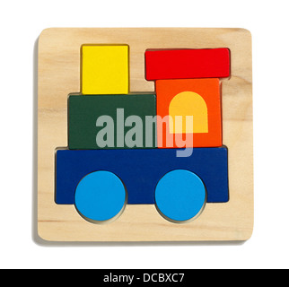 Puzzle di treno Foto Stock