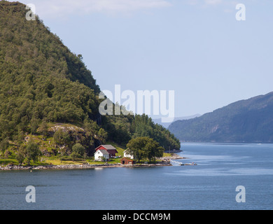 Casa sul lago Foto Stock