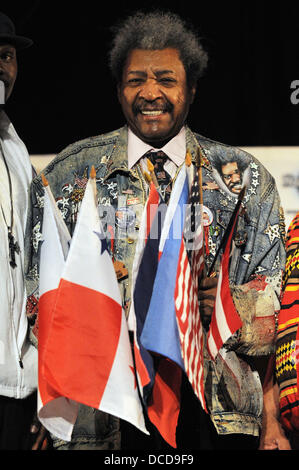 Don King fa la sua comparsa per promuovere la prossima "Viva Don King 'Campionato incontro di boxe al Seminole Hard Rock Hotel and Casino Hollywood Florida - 05.10.11 Foto Stock