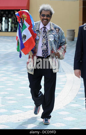 Don King fa la sua comparsa per promuovere la prossima "Viva Don King 'Campionato incontro di boxe al Seminole Hard Rock Hotel and Casino Hollywood Florida - 05.10.11 Foto Stock