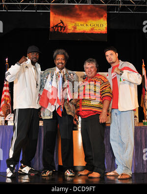 Don King fa la sua comparsa per promuovere la prossima "Viva Don King 'Campionato incontro di boxe al Seminole Hard Rock Hotel and Casino Hollywood Florida - 05.10.11 Foto Stock