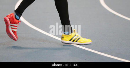 Mosca, Russia. Il 15 agosto, 2013. Bohdan Bondarenko dell'Ucraina compete agli Uomini Salto in alto finale in occasione della quattordicesima IAAF ai Campionati Mondiali di atletica di Luzhniki Stadium di Mosca, Russia, 15 agosto 2013. Foto: Michael Kappeler/dpa/Alamy Live News Foto Stock