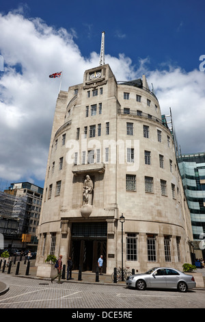 Bbc broadcasting HOUSE Londra Inghilterra REGNO UNITO Foto Stock