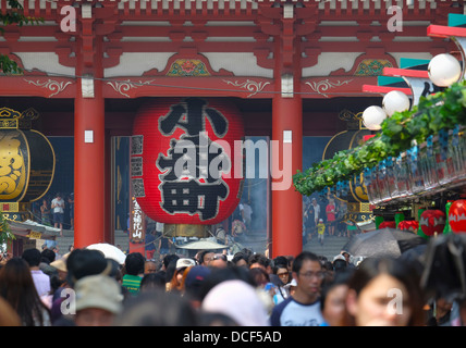 Nakamise dori street, Sensoji-Tempio di Asakusa Foto Stock