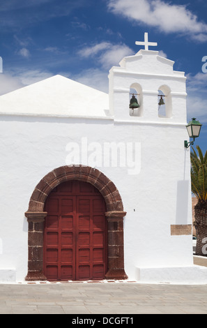 Chiesa di San Marziale (St. Marcial de Rubicone), Femes, Lanzarote, Isole Canarie, Spagna Foto Stock