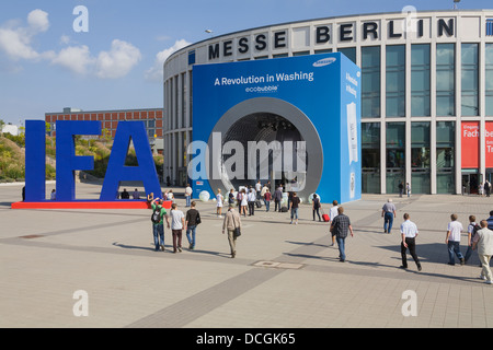 Ingresso sud in Fiera IFA "Internationale Funkausstellung', Consumer Electronics Fiera commerciale di Berlino Foto Stock