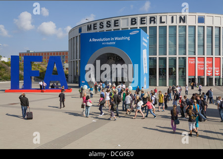 Ingresso sud in Fiera IFA "Internationale Funkausstellung', Consumer Electronics Fiera commerciale di Berlino Foto Stock