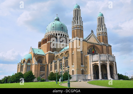 Koekelberg basilica è uno dei simboli architettonici di Bruxelles Foto Stock