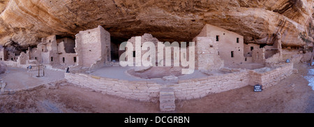 Spruce Tree House, Anasazi cliff abitazione. Foto Stock