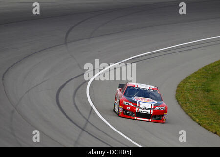 Brooklyn, MI, Stati Uniti d'America. 16 Ago, 2013. Brooklyn, MI - Agosto 16, 2013: David Reutimann (83) inizierà xxv per la pura Michigan 400 gara presso il Michigan International Speedway di Brooklyn, MI. Credito: csm/Alamy Live News Foto Stock