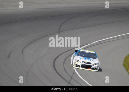 Brooklyn, MI, Stati Uniti d'America. 16 Ago, 2013. Brooklyn, MI - Agosto 16, 2013: Jeff Gordon (24) avrà inizio XIII per la pura Michigan 400 gara presso il Michigan International Speedway di Brooklyn, MI. Credito: csm/Alamy Live News Foto Stock