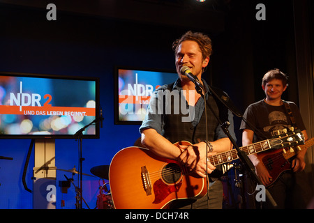 Singer-Songwriter Johannes Oerding Foto Stock