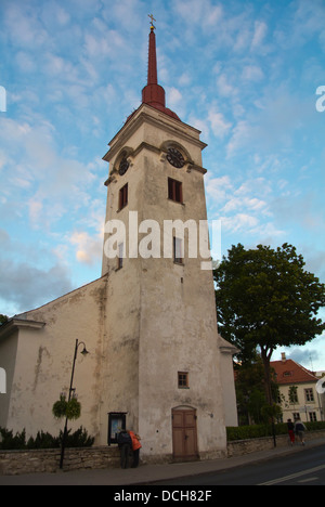 Laurentiuse kirik st Laurence chiesa Kuressaare città isola di Saaremaa Estonia nord europa Foto Stock