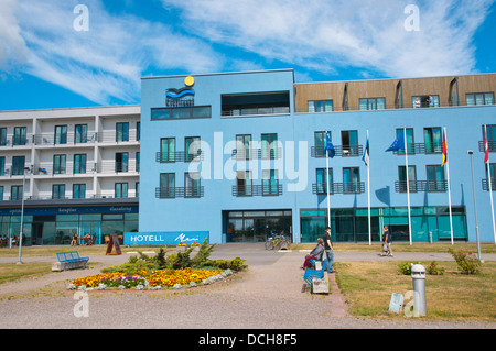 Spa Hotel Meri in Sadam il porto Kuressaare città isola di Saaremaa Estonia nord europa Foto Stock