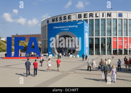 Ingresso sud in Fiera IFA "Internationale Funkausstellung', Consumer Electronics Fiera commerciale di Berlino Foto Stock