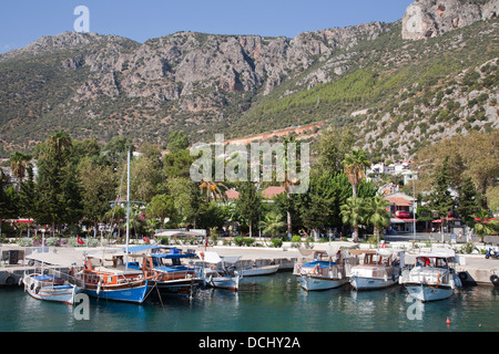 kas, mediterranean coast, turkey, asia Foto Stock