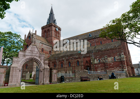 St Magnus Cathedral, Kirkwall, Orkney Foto Stock