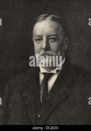 William Howard Taft 27 U.S. Presidente e capo della Corte Suprema Foto Stock