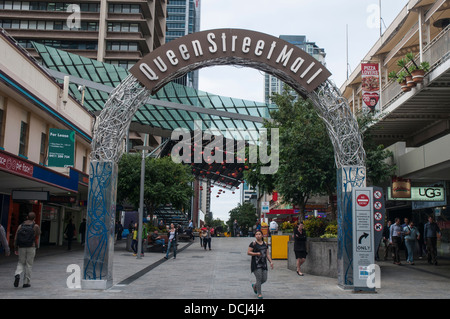 Queen Street Mall, Brisbane Foto Stock