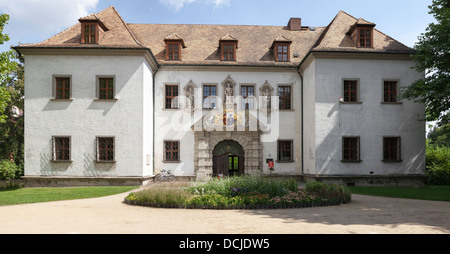 Il vecchio castello di Muskau, Fuerst Pueckler Park, Muskau Park, Bad Muskau, Bassa Sassonia, Germania Foto Stock