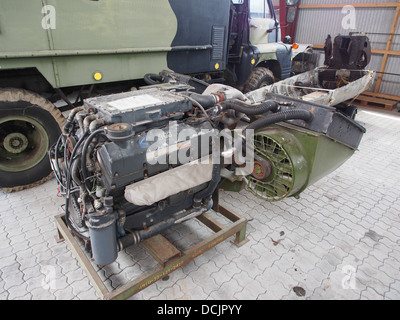 Cummings Engine Company 465 HP Diesel per un M41 DK-1 Walker Bulldog in Aalborg Forsvars- og Garnisonsmuseum Foto Stock