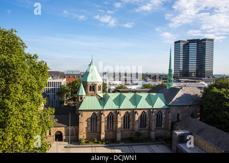 Cupola di Essen, City Hall. Essen, Germania. Foto Stock