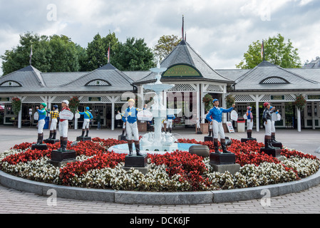 Club house ingresso al Saratoga canalina nello Stato di New York. Foto Stock