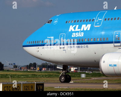 PH-BFF KLM Royal Dutch Airlines Boeing 747-406(M) - CN 24202 rullaggio 18luglio2013 pic-006 Foto Stock