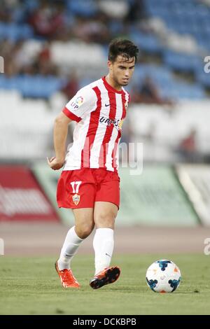 Suso (Almeira), 6 agosto 2013 - Calcio : pre stagione partita tra Almeria e Granada al Estadio de los juegos Mediterraneos in Almeria, Spagna. (Foto di AFLO) Foto Stock