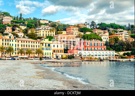 Vista di Santa Margherita Ligure, Italia Foto Stock