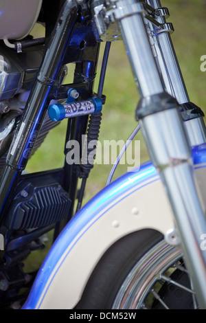 Un classico auto presso un Classic car show nelle Midlands. Foto Stock