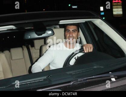 Adam Sabbagh, aka Mr Arab lasciando 'Dancing con le Stelle' party a Hyde Lounge di Los Angeles, California, Stati Uniti d'America - 18.10.11 Foto Stock