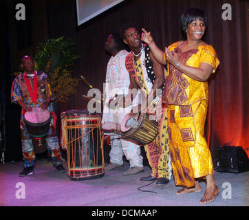 Atmosfera Accion cinquantesimo anniversario party a Cipriani 42 st New York City, Stati Uniti d'America - 20.10.11 Foto Stock