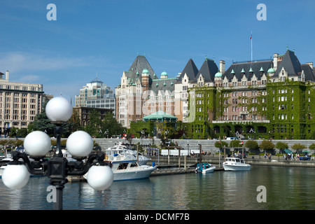 EMPRESS HOTEL PORTO INTERNO VICTORIA Vancouver Island British Columbia CANADA Foto Stock