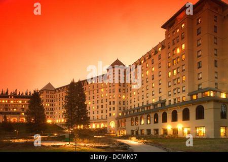 FAIRMONT Chateau Lake Louise Hotel Parco Nazionale di Banff Alberta Canada Foto Stock