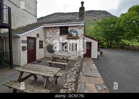 Ritson's Bar, casa di tutto il mondo più grande bugiardo, Wasdale Head Inn, Lake District, Cumbria Foto Stock